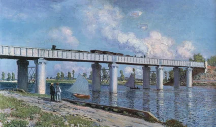 Die Eisenbahnbrücke in Argenteuil